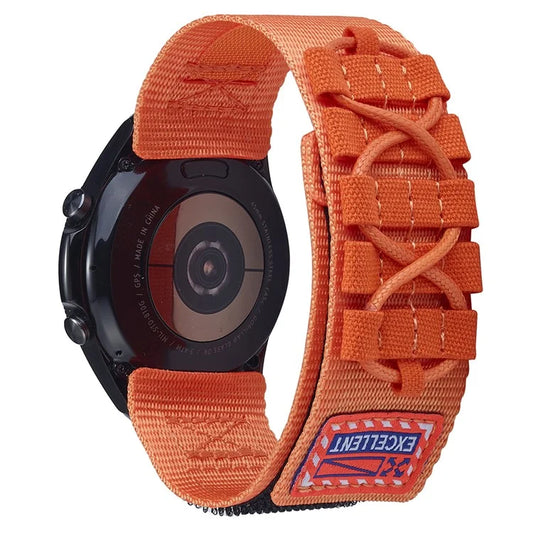 For Huawei Watch GT 3 42mm / GT 3 Pro 43mm Watch Band 20mm Loop Fastener Nylon Wrist Strap