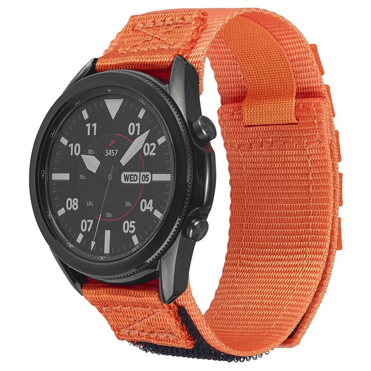 For Huawei Watch GT 3 42mm / GT 3 Pro 43mm Watch Band 20mm Loop Fastener Nylon Wrist Strap