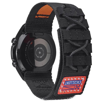 For Huawei Watch GT 3 42mm / GT 3 Pro 43mm Watch Band 20mm Loop Fastener Nylon Wrist Strap