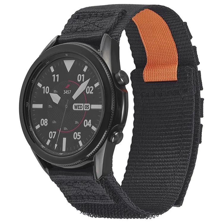 For Huawei Watch GT 3 42mm / GT 3 Pro 43mm Watch Band 20mm Loop Fastener Nylon Wrist Strap