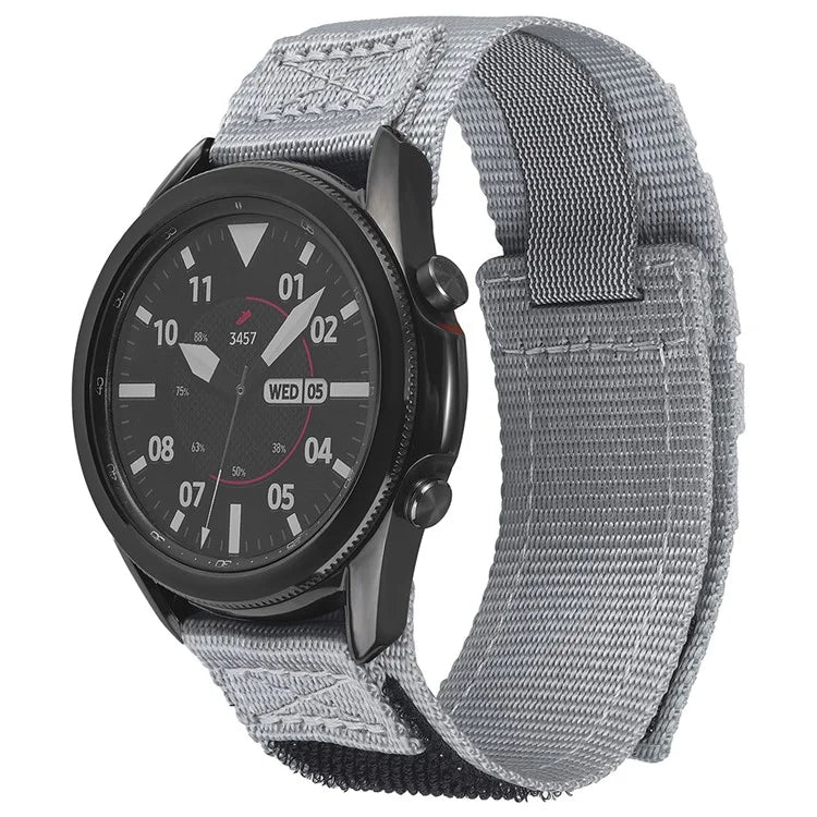 For Huawei Watch GT 3 42mm / GT 3 Pro 43mm Watch Band 20mm Loop Fastener Nylon Wrist Strap
