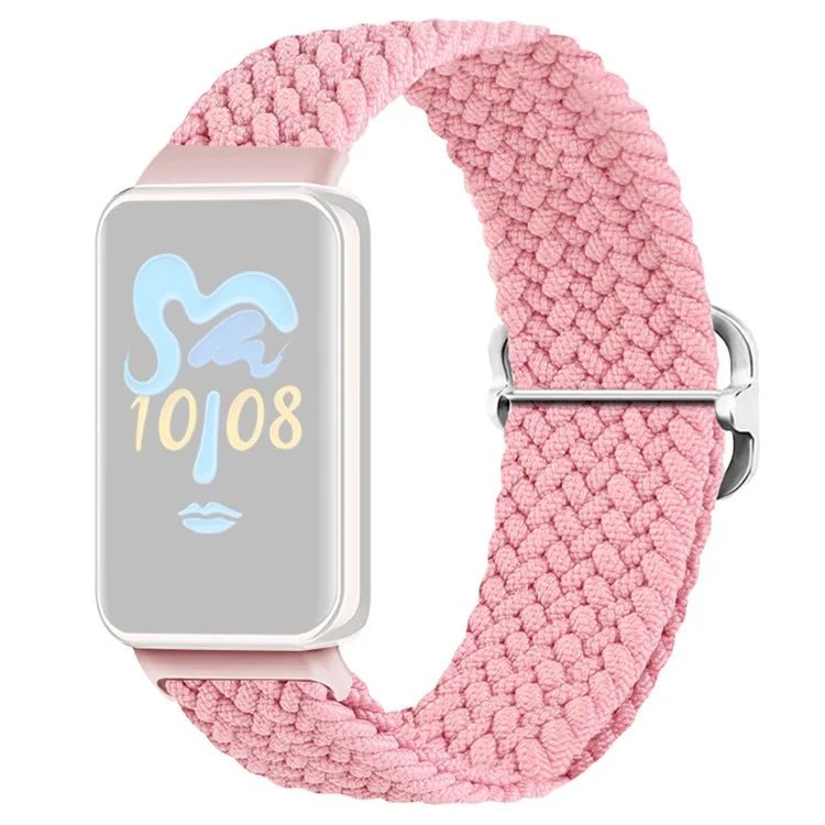 For Honor Band 9 Braided Watch Band Adjustable Nylon Stretchy Sport Replacement Strap