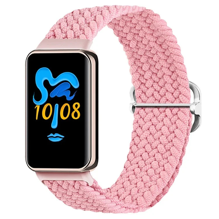 For Honor Band 9 Braided Watch Band Adjustable Nylon Stretchy Sport Replacement Strap