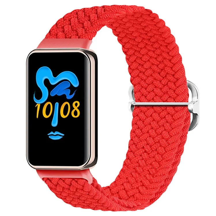 For Honor Band 9 Braided Watch Band Adjustable Nylon Stretchy Sport Replacement Strap