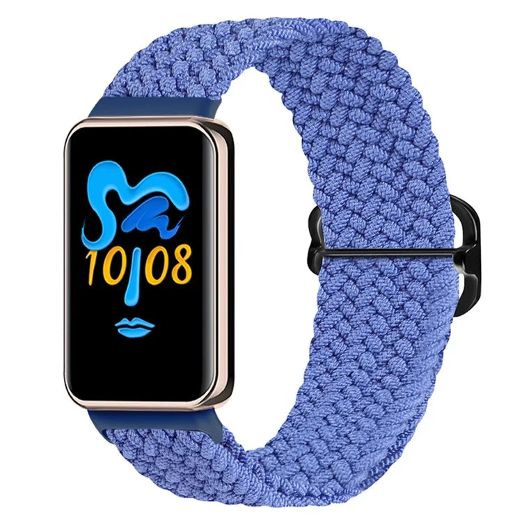 For Honor Band 9 Braided Watch Band Adjustable Nylon Stretchy Sport Replacement Strap