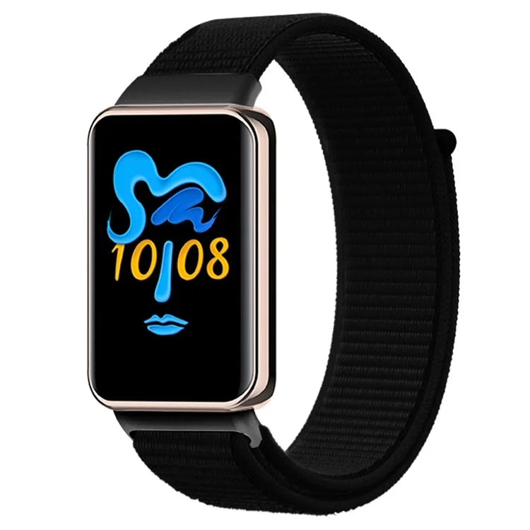 For Honor Band 9 Nylon Watch Strap Loop Fastener Adjustable Wrist Band Replacement