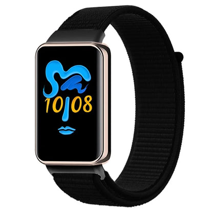 For Honor Band 9 Nylon Watch Strap Loop Fastener Adjustable Wrist Band Replacement