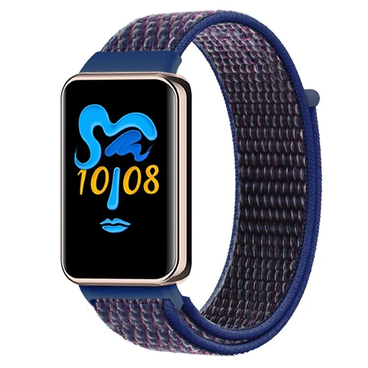 For Honor Band 9 Nylon Watch Strap Loop Fastener Adjustable Wrist Band Replacement