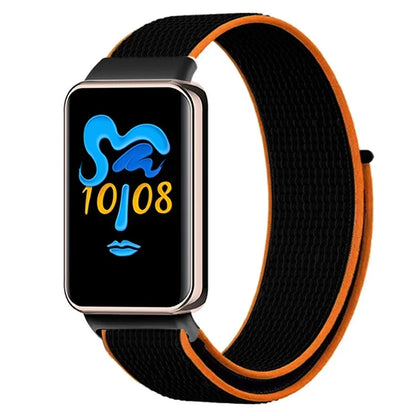 For Honor Band 9 Nylon Watch Strap Loop Fastener Adjustable Wrist Band Replacement