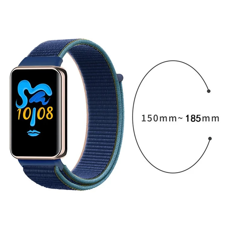 For Honor Band 9 Nylon Watch Strap Loop Fastener Adjustable Wrist Band Replacement