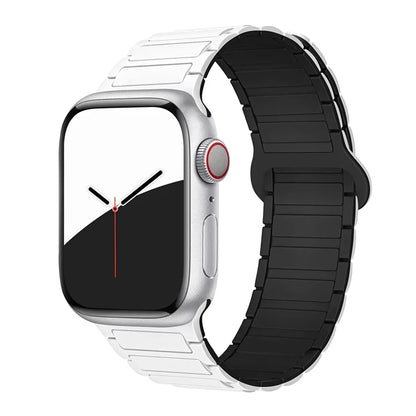 For Apple Watch Ultra 2 Ultra 49mm / 9 8 7 45mm / 6 5 4 SE (2022) SE (2023) SE 44mm / 3 2 1 42mm Silicone Strap Magnetic