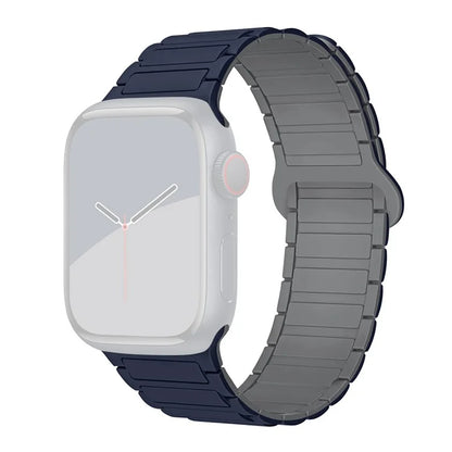 For Apple Watch Ultra 2 Ultra 49mm / 9 8 7 45mm / 6 5 4 SE (2022) SE (2023) SE 44mm / 3 2 1 42mm Silicone Strap Magnetic