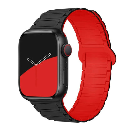 For Apple Watch Ultra 2 Ultra 49mm / 9 8 7 45mm / 6 5 4 SE (2022) SE (2023) SE 44mm / 3 2 1 42mm Silicone Strap Magnetic