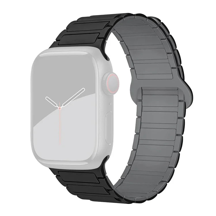 For Apple Watch Ultra 2 Ultra 49mm / 9 8 7 45mm / 6 5 4 SE (2022) SE (2023) SE 44mm / 3 2 1 42mm Silicone Strap Magnetic