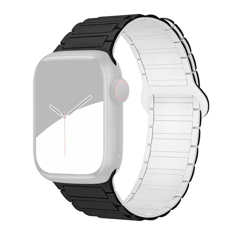 For Apple Watch Ultra 2 Ultra 49mm / 9 8 7 45mm / 6 5 4 SE (2022) SE (2023) SE 44mm / 3 2 1 42mm Silicone Strap Magnetic