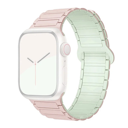 For Apple Watch Ultra 2 Ultra 49mm / 9 8 7 45mm / 6 5 4 SE (2022) SE (2023) SE 44mm / 3 2 1 42mm Silicone Strap Magnetic
