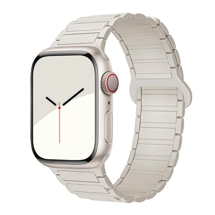 For Apple Watch Ultra 2 Ultra 49mm / 9 8 7 45mm / 6 5 4 SE (2022) SE (2023) SE 44mm / 3 2 1 42mm Silicone Strap Magnetic