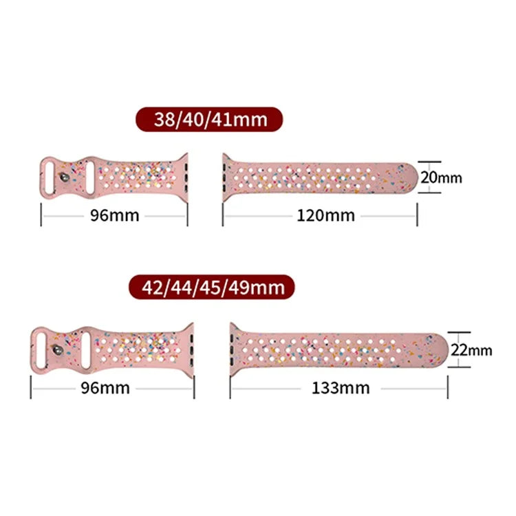 For Apple Watch Series 9 8 7 41mm / Series 6 5 4 SE SE (2022) SE (2023) 40mm / Series 3 2 1 38mm Wrist Strap Watch Band