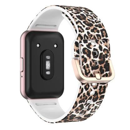 For Samsung Galaxy Fit3 Pattern Printing Silicone Strap Replacement Watch Band
