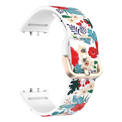For Samsung Galaxy Fit3 Pattern Printing Silicone Strap Replacement Watch Band