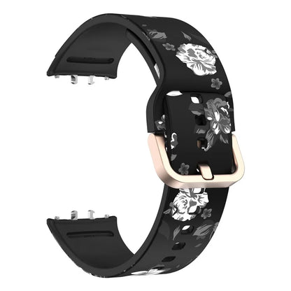 For Samsung Galaxy Fit3 Pattern Printing Silicone Strap Replacement Watch Band