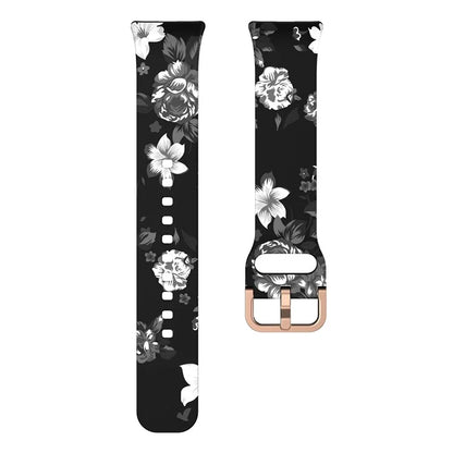 For Samsung Galaxy Fit3 Pattern Printing Silicone Strap Replacement Watch Band