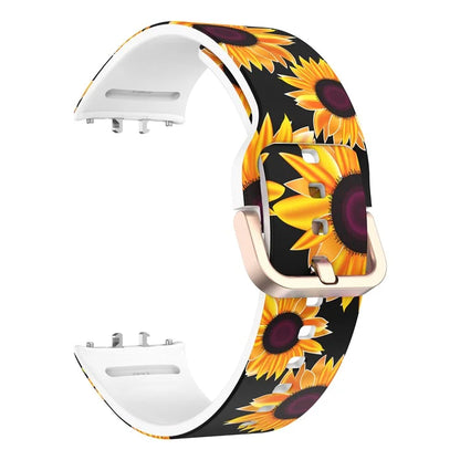 For Samsung Galaxy Fit3 Pattern Printing Silicone Strap Replacement Watch Band