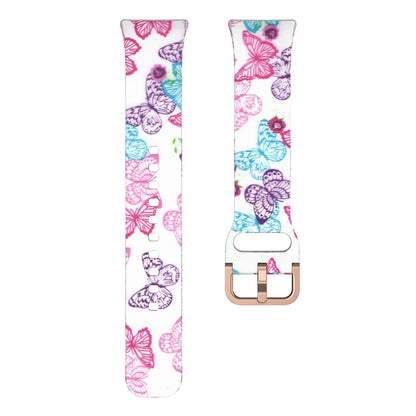 For Samsung Galaxy Fit3 Pattern Printing Silicone Strap Replacement Watch Band