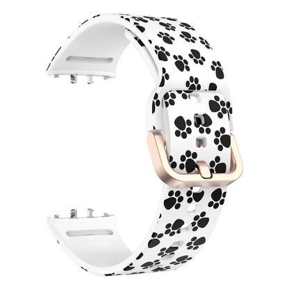 For Samsung Galaxy Fit3 Pattern Printing Silicone Strap Replacement Watch Band