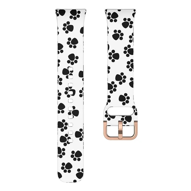 For Samsung Galaxy Fit3 Pattern Printing Silicone Strap Replacement Watch Band