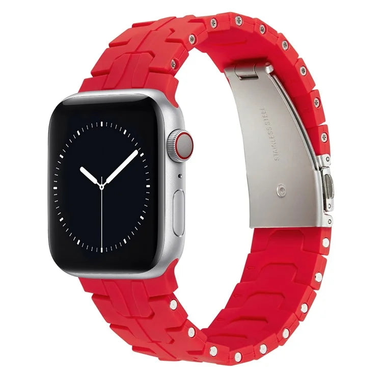 For Apple Watch Series 9 8 7 41mm / SE (2023) SE (2022) SE Series 6 5 4 40mm / Series 3 2 1 38mm Watch Strap Replacement Silicone Band