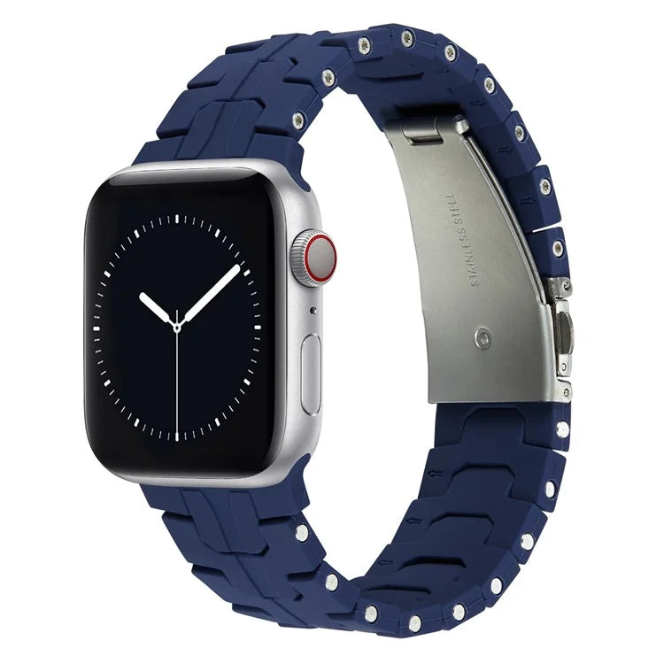 For Apple Watch Series 9 8 7 41mm / SE (2023) SE (2022) SE Series 6 5 4 40mm / Series 3 2 1 38mm Watch Strap Replacement Silicone Band