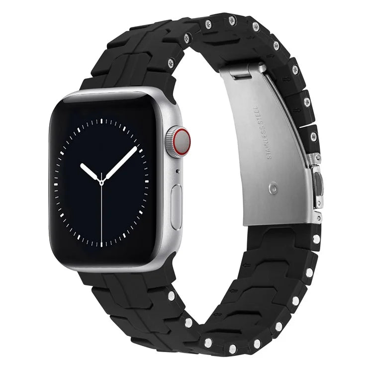 For Apple Watch Series 9 8 7 41mm / SE (2023) SE (2022) SE Series 6 5 4 40mm / Series 3 2 1 38mm Watch Strap Replacement Silicone Band