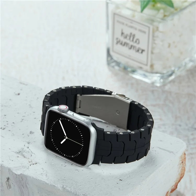 For Apple Watch Series 9 8 7 41mm / SE (2023) SE (2022) SE Series 6 5 4 40mm / Series 3 2 1 38mm Watch Strap Replacement Silicone Band