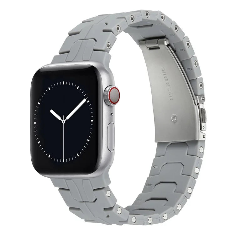 For Apple Watch Ultra 2 Ultra 49mm  /  Series 9 8 7 45mm  /  6 5 4 SE (2022) SE (2023) SE 44mm  /  3 2 1 42mm Silicone Watch Band