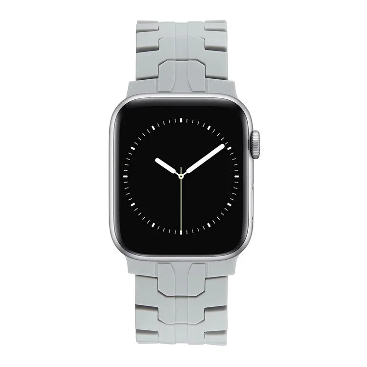 For Apple Watch Ultra 2 Ultra 49mm  /  Series 9 8 7 45mm  /  6 5 4 SE (2022) SE (2023) SE 44mm  /  3 2 1 42mm Silicone Watch Band