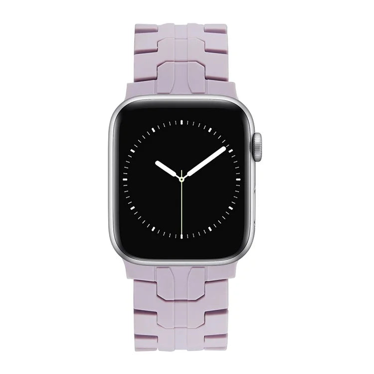 For Apple Watch Ultra 2 Ultra 49mm  /  Series 9 8 7 45mm  /  6 5 4 SE (2022) SE (2023) SE 44mm  /  3 2 1 42mm Silicone Watch Band
