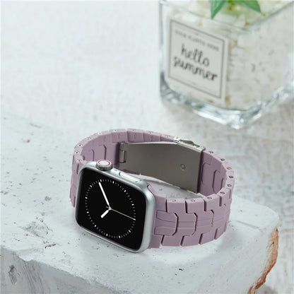 For Apple Watch Ultra 2 Ultra 49mm  /  Series 9 8 7 45mm  /  6 5 4 SE (2022) SE (2023) SE 44mm  /  3 2 1 42mm Silicone Watch Band