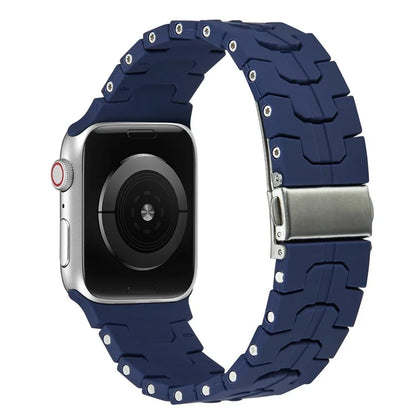 For Apple Watch Ultra 2 Ultra 49mm  /  Series 9 8 7 45mm  /  6 5 4 SE (2022) SE (2023) SE 44mm  /  3 2 1 42mm Silicone Watch Band