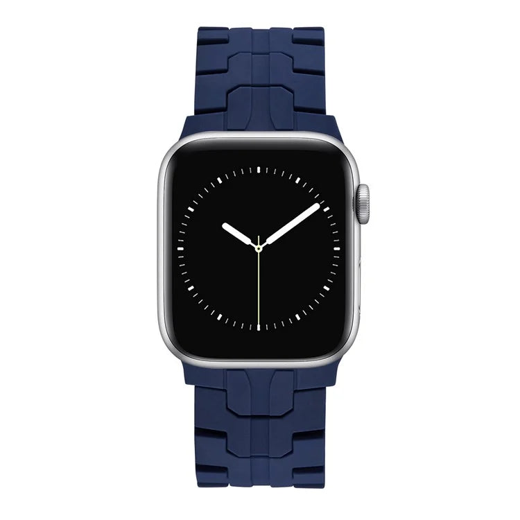 For Apple Watch Ultra 2 Ultra 49mm  /  Series 9 8 7 45mm  /  6 5 4 SE (2022) SE (2023) SE 44mm  /  3 2 1 42mm Silicone Watch Band