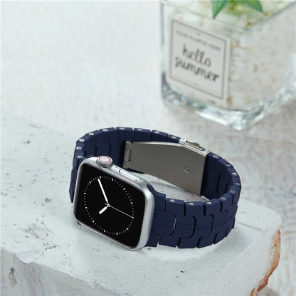 For Apple Watch Ultra 2 Ultra 49mm  /  Series 9 8 7 45mm  /  6 5 4 SE (2022) SE (2023) SE 44mm  /  3 2 1 42mm Silicone Watch Band