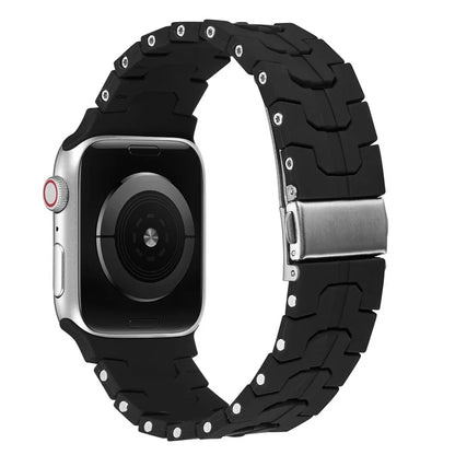 For Apple Watch Ultra 2 Ultra 49mm  /  Series 9 8 7 45mm  /  6 5 4 SE (2022) SE (2023) SE 44mm  /  3 2 1 42mm Silicone Watch Band