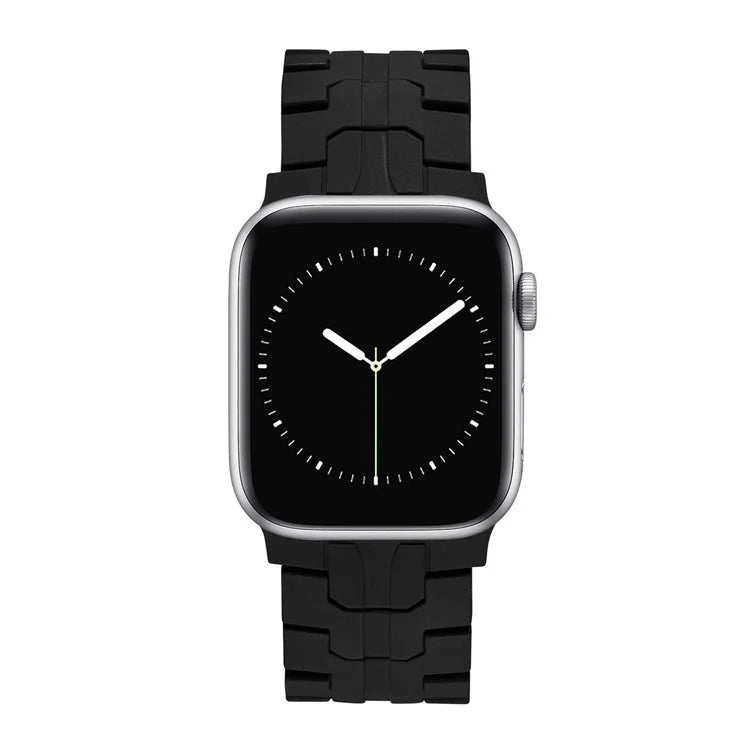 For Apple Watch Ultra 2 Ultra 49mm  /  Series 9 8 7 45mm  /  6 5 4 SE (2022) SE (2023) SE 44mm  /  3 2 1 42mm Silicone Watch Band