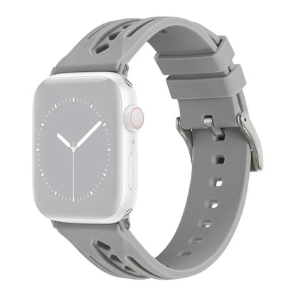For Apple Watch Series 9 8 7 41mm / 6 5 4 SE (2022) SE (2023) SE 40mm / 3 2 1 38mm Watch Strap Hollow Silicone Band