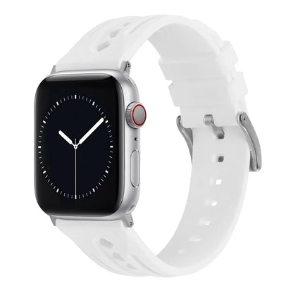For Apple Watch Series 9 8 7 41mm / 6 5 4 SE (2022) SE (2023) SE 40mm / 3 2 1 38mm Watch Strap Hollow Silicone Band