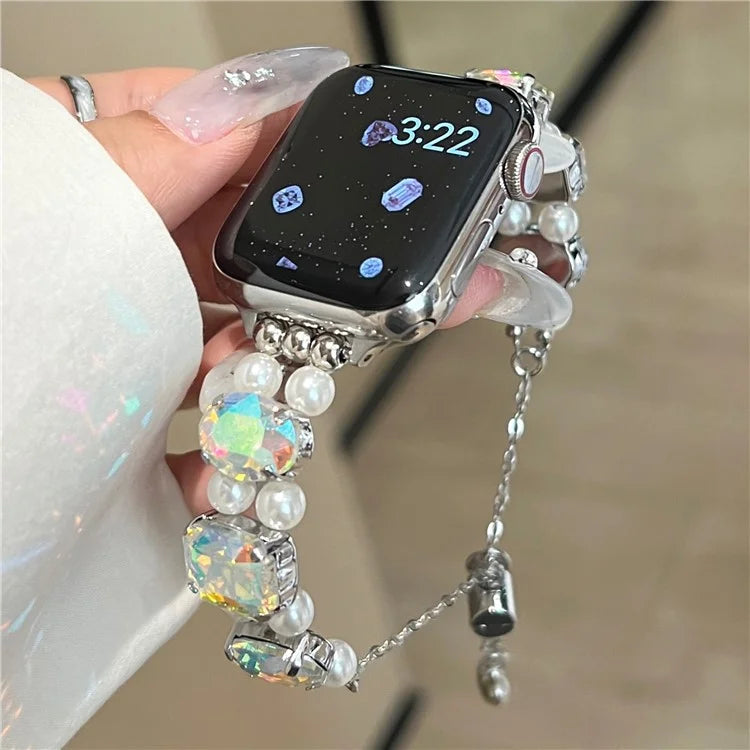 For Apple Watch Series 7 8 9 41mm / 6 5 4 SE (2023) SE (2022) SE 40mm / 3 2 1 38mm Strap Jewelry Bracelet
