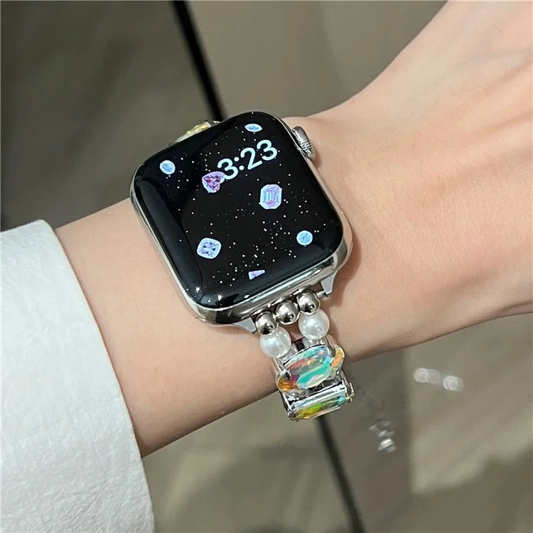 For Apple Watch Series 7 8 9 41mm / 6 5 4 SE (2023) SE (2022) SE 40mm / 3 2 1 38mm Strap Jewelry Bracelet