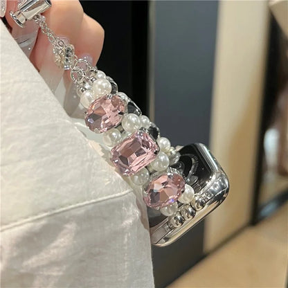 For Apple Watch Series 7 8 9 41mm / 6 5 4 SE (2023) SE (2022) SE 40mm / 3 2 1 38mm Strap Jewelry Bracelet