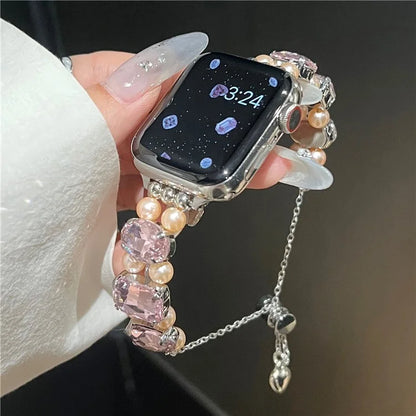 For Apple Watch Series 7 8 9 41mm / 6 5 4 SE (2023) SE (2022) SE 40mm / 3 2 1 38mm Strap Jewelry Bracelet