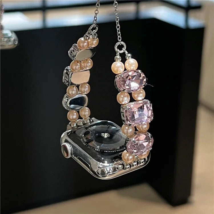 For Apple Watch Series 7 8 9 41mm / 6 5 4 SE (2023) SE (2022) SE 40mm / 3 2 1 38mm Strap Jewelry Bracelet